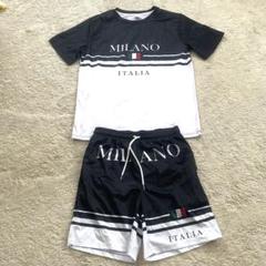 メンズ　セットアップ　MILANO ロゴ入り　上下