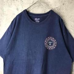 Z22古着　Tシャツ ネイビー　ワンポイント