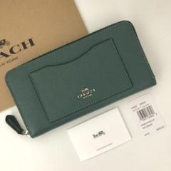 長財布 レディース コーチ 緑の中古 未使用品を探そう メルカリ