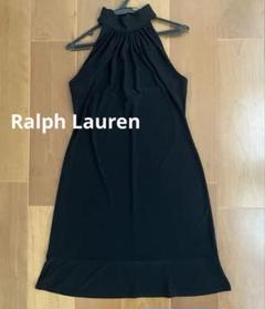 ラルフローレン ノースリーブワンピース　ハイネック　黒のサムネイル