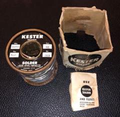 激レア 黒缶 KESTER industrial ビンテージ はんだ - メルカリ