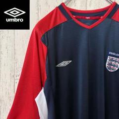 【激レア】サッカー　イングランド代表　ゲームシャツ　ユニフォーム　UMBRO