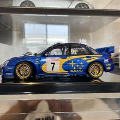 AUOTart製1/18 2003年スバルインプレッサWRC／ペターソルベルグ オートアート 1/18 スバル インプレッサ WRC ワールドラリー