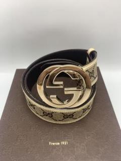 【美品】GUCCI グッチ キャンバス ベルト ゴールド金具 218364 楽天市場】グッチ gg スプリーム（ベルト・サスペンダー｜バッグ