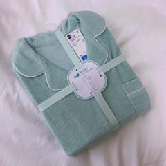 GU×SABON コラボ パイルパジャマ ワンピース ミント Lサイズ