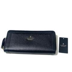 新品未使用　LANVIN ブラックレザー 長財布　現行品