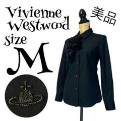【美品】【2】Vivienne Westwood フリル シャツ 刺繍・オーブ