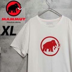 MAMMUT マムート メンズTシャツ ホワイト XL キャンプ アウトドア