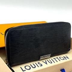 ルイヴィトン【箱付き極美品】エピ ノワール ジッピーウォレット クレマンス