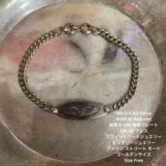 40s アメリカ軍 IDブレス WWⅡ 超希少 K10 無垢 K12GF