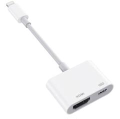 iPhone ライトニング端子 hdmi変換ケーブル テレビに接続！