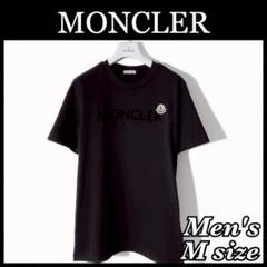 【新品未使用】MONCLER モンクレール コットン ロゴ ブラック Tシャツ