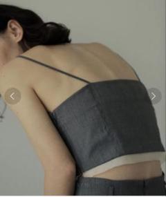 タグ付き anuke アンヌークCutoff Twill Bustierビスチェ - メルカリ