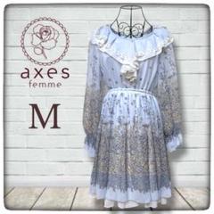 axes femme 姫系　姫カジ　ミニワンピース　フェアリー　フリル　森ガール axes femme 姫系 姫カジ ミニワンピース フェアリー フリル 森