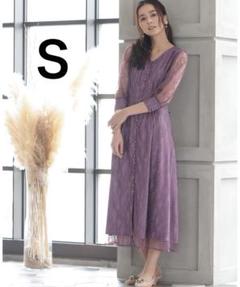 【美品】プレフェリール ワンピース 刺繍レース 結婚式 パープル 花柄 楽天市場】シアーレース 結婚式 パーティー ドレス ワンピース