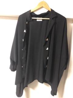 q-haku 風花のロングチャイナシャツ