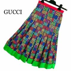 正規品 レア新品未使用19SS GUCCI GGパターン ウール ロングスカート 正規品 レア新品未使用19SS GUCCI GGパターン ウール ロングスカート