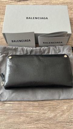 ✨極美品✨BALENCIAGA 長財布　ペーパーマニー　ブラック　付属品完備 2025年最新】Balenciaga 長財布 PAPERの人気アイテム - メルカリ