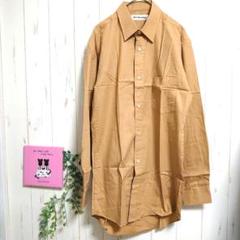 Blue Mountain  Yシャツ〚M〛色シャツ　綿100％　ベージュ日本製のサムネイル