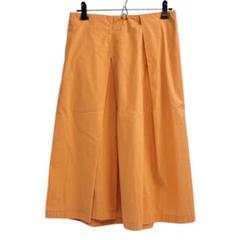 美品　センソユニコ　WHYCI MILANO　スカートXLオレンジ　b5a022