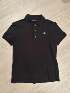 【新品未使用】Lacoste ブラック ポロシャツ ラコステ LACOSTE 『LACOSTE L!VE』ユニセックス スリムフィット