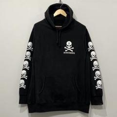 Stüssy スカルデザイン フード付きパーカー　90s USA製 激レア‼︎】STUSSY◎90s スカル アイスクリーム パーカー B664