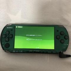 SONY PSP 緑色 本体 psp3000 - メルカリ
