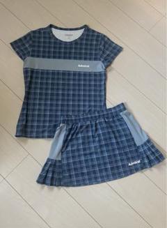 Admiral テニスウェア 上下セット Mサイズ　チェック セットアップ Admiral テニスウェア 上下セット Mサイズ チェック