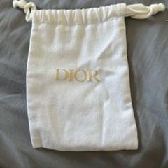 Dior ホワイトキャンバスポーチ