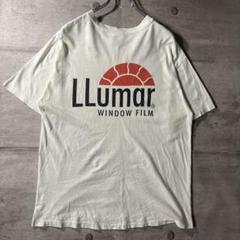 90s USA製 LLumar WINDOW FILM 両面プリントTシャツ L