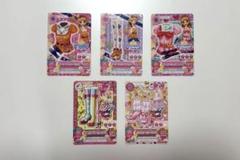 アイカツカード　大空あかり　天羽まどか　5点セット