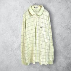 【U.P renoma ユーピーレノマ】　大きいサイズ　ポロシャツ　チェック柄