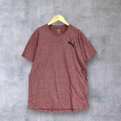 PUMA トレーニングウェア スポーツウェア Tシャツ L レッド USA古着