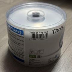 太陽誘電製 That's CD-R 700MB 2-48X 50枚入 Amazon.co.jp: 太陽誘電製 That's CD-Rデータ用 48倍速700MB