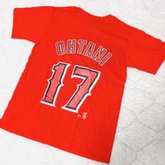 【極美品】Tシャツ　大谷翔平　エンゼルス　赤　160cm XSサイズ