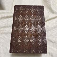 木製小物入れ 彫刻入り ジュエリーボックス アンティーク風