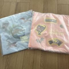 ジュラシックワールド トートバッグ 青 ピンク