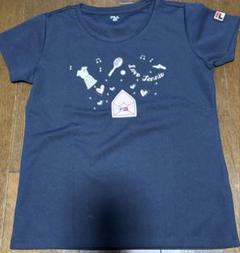FILA テニスモチーフ ネイビーTシャツ