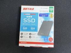 BUFFALO 500GB 外付けSSD SSD-PG500U3-BC