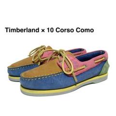 ☆ティンバーランド × コルソコモ クレイジーパターン デッキシューズ モカシン ☆ティンバーランド × コルソコモ クレイジーパターン デッキ