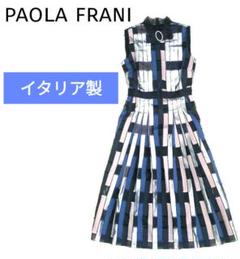 PAOLA FRANI 襟付き花柄ワンピース アイボリー ブラック 40 切替え 楽天市場】【送料無料】 【mily bilet】 ワンピース レディース