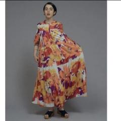 manana suerte vintageプリントティアードワンピースのサムネイル