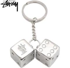 STUSSY ステューシー キーリング シルバー メタルキーリング