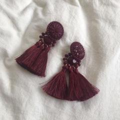 タッセル ピアス イヤリング