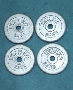 IVANKO バーベルプレート 15kg③ IVANKO(イヴァンコ) 28mm RUBK ラバープレートバーベルセット