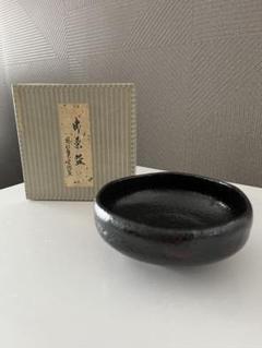 イ177 茶碗『楽焼　大野九行』『黒茶碗　共箱』抹茶碗　茶道具 Amazon.co.jp: 黒楽茶碗 大野九行 作 黒茶碗 茶碗 茶道具 茶器