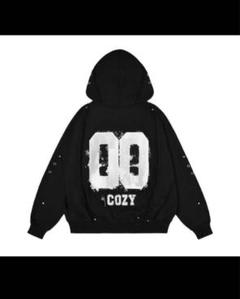 cozyworldwide ジップパーカー　ブラック　百足着用 2025年最新】Cozy world パーカーの人気アイテム - メルカリ