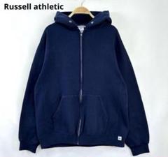 人気古着 ジップアップパーカー ラッセルアスレチック 無地 パッチロゴ ゆるダボ 2025年最新】russell athletic ジップパーカーの人気アイテム