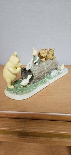 ディズニー くまのプーさん クラシックプー ブックエンド 置物 フィギュア ディズニー くまのプーさん クラシックプー ブックエンド 置物
