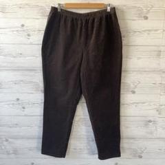 DENIM LEGGING コーデュロイパンツ テーパード ブラウン